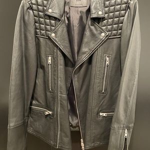 ALL SAINTS LEATHER BIKER JACKET